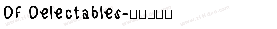 DF Delectables字体转换